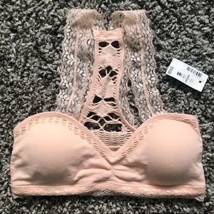 rose pink bralette